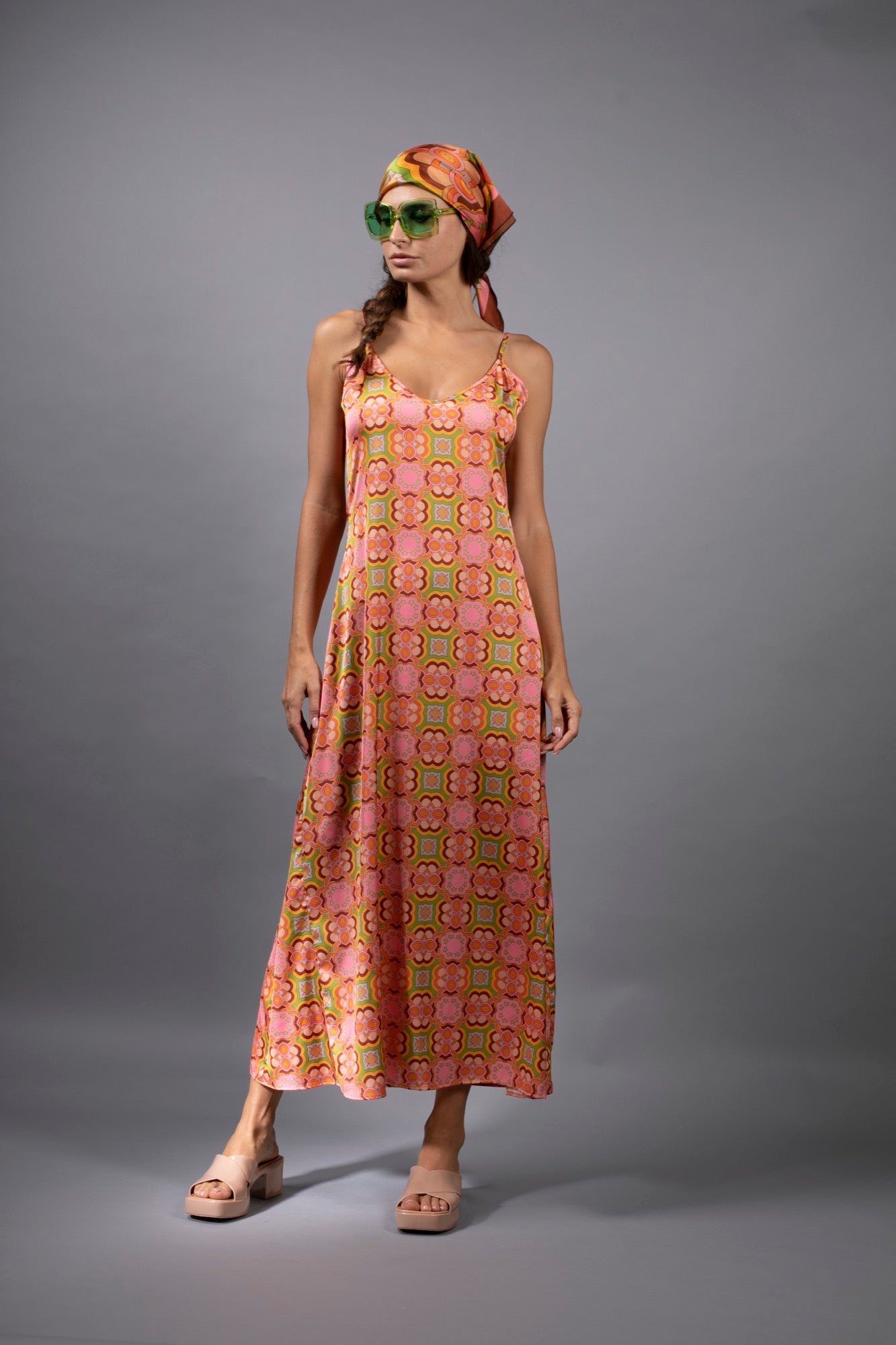 60s Pastel Slip Dress