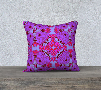 Purple Eclectic Cushion