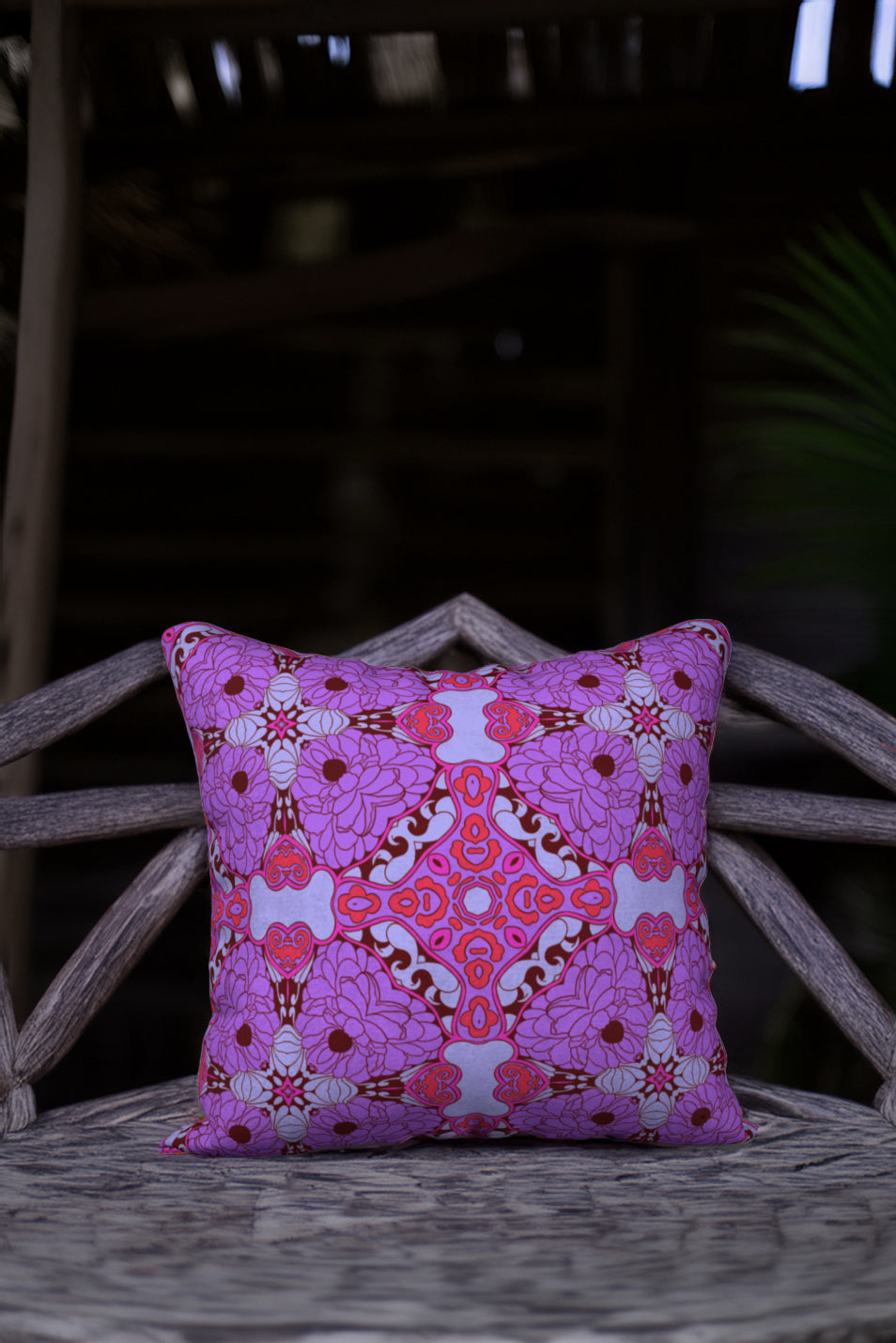 Purple Eclectic Cushion