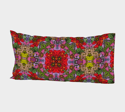 Red Garden Pillowcase