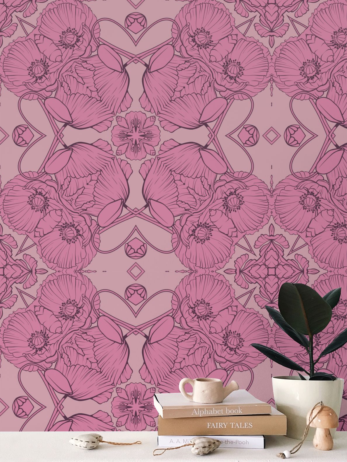 Pink Floral Wallpaper