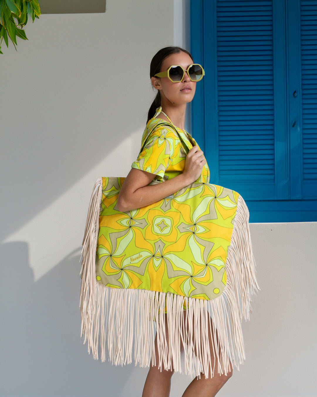 Lemon Fringe Tote Bag – NUVULA