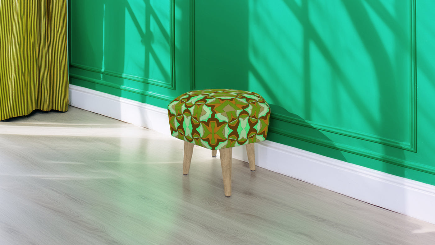 Green Bloom Stool