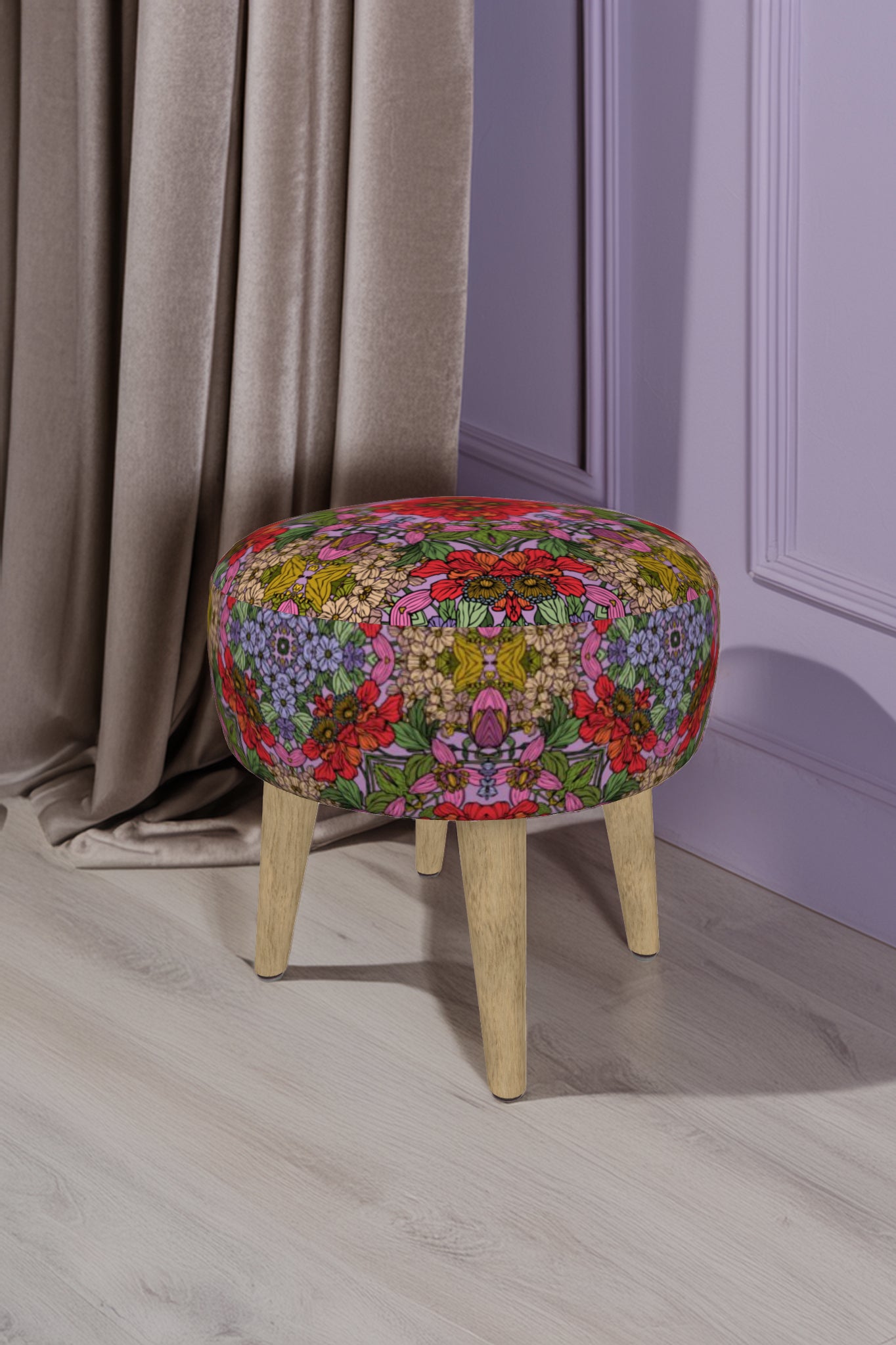 Floral Dream Art Stool