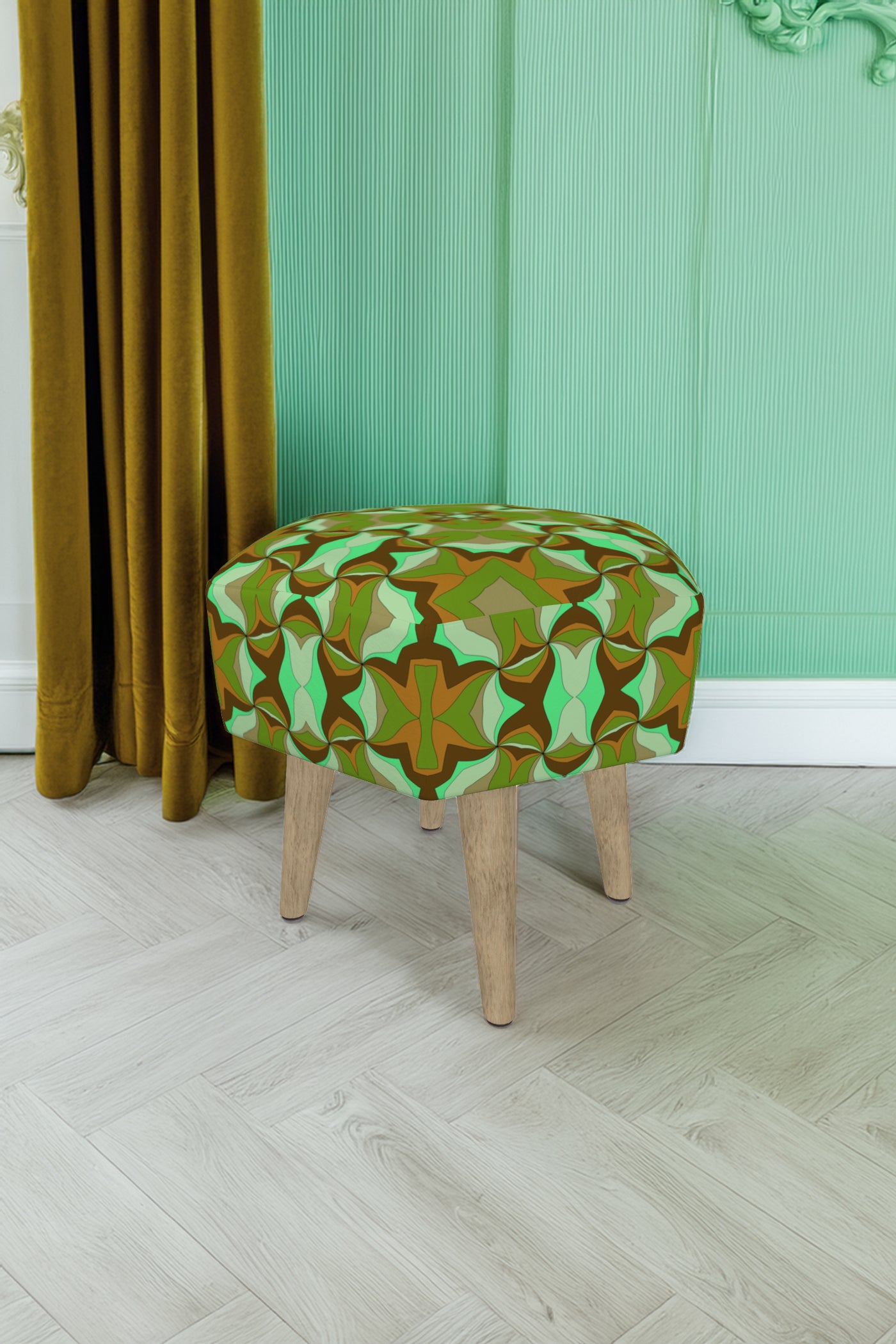 Green Bloom Stool