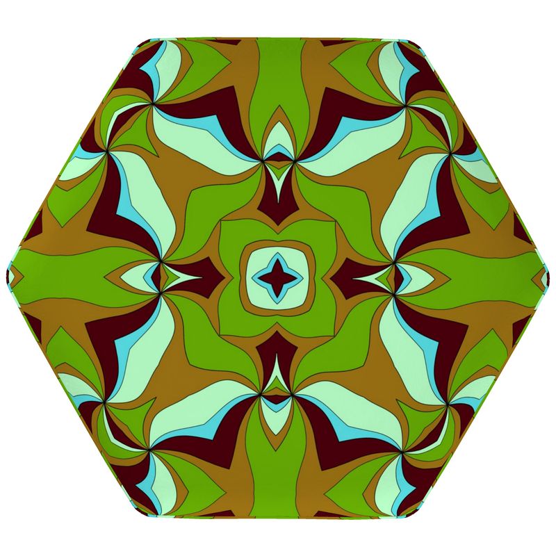 Geo Green Stool