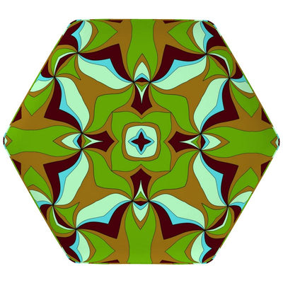 Geo Green Stool