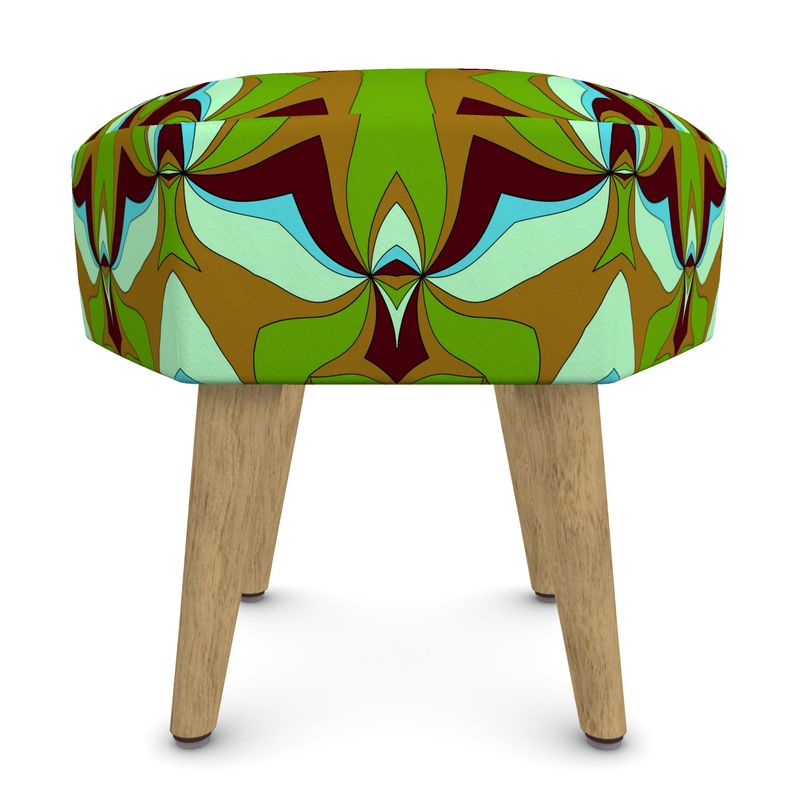 Geo Green Stool
