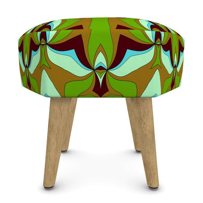 Geo Green Stool