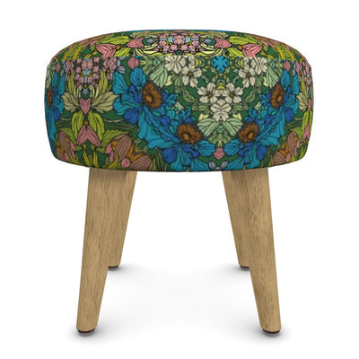 Blue Petal Stool
