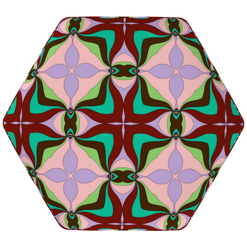 Artful Perch Abstract Stool