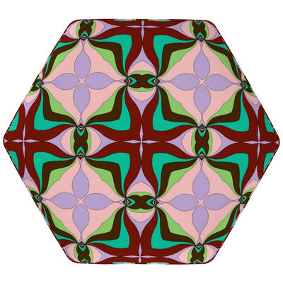 Artful Perch Abstract Stool