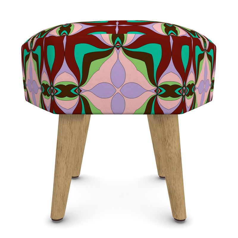 Artful Perch Abstract Stool