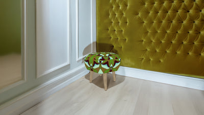 Geo Green Stool