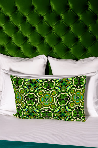 Botanical Green print Pillowcase