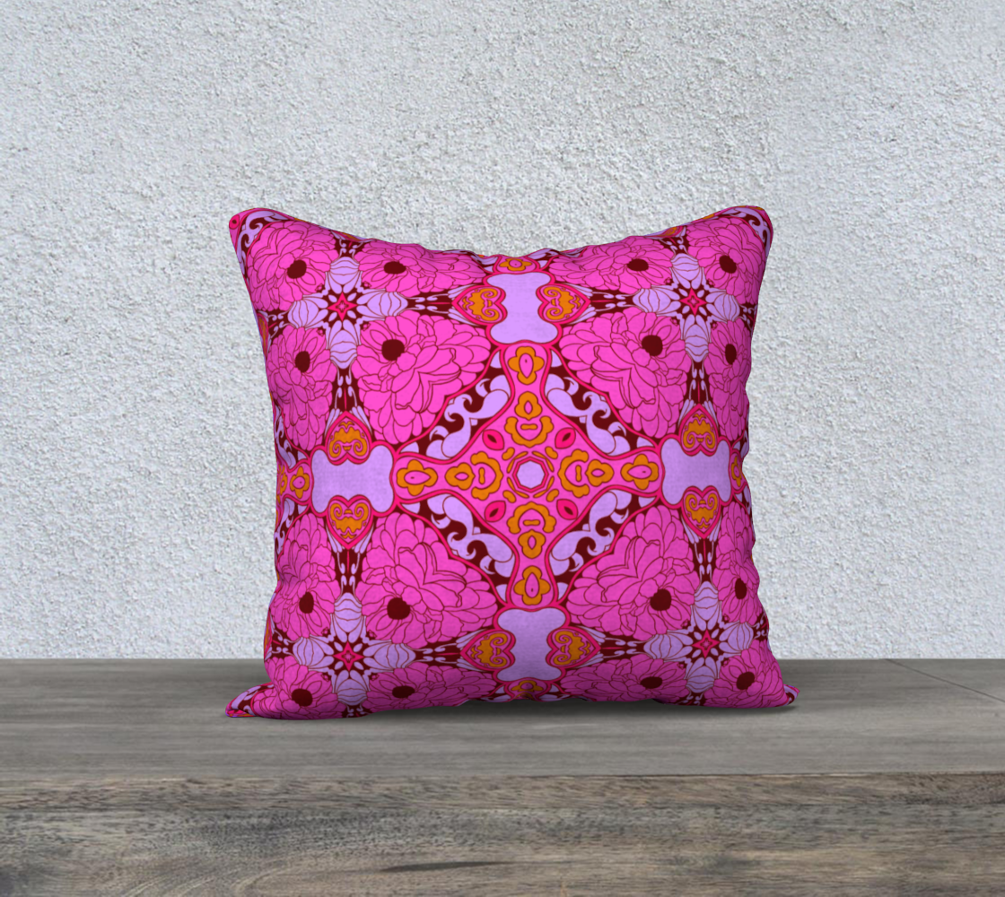 Purple Eclectic Cushion