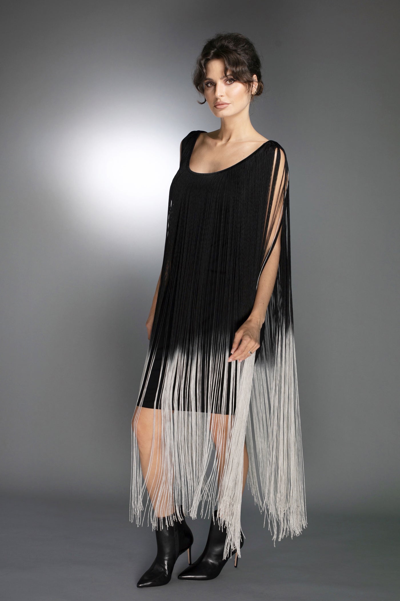 T-031A-Fringe Dress