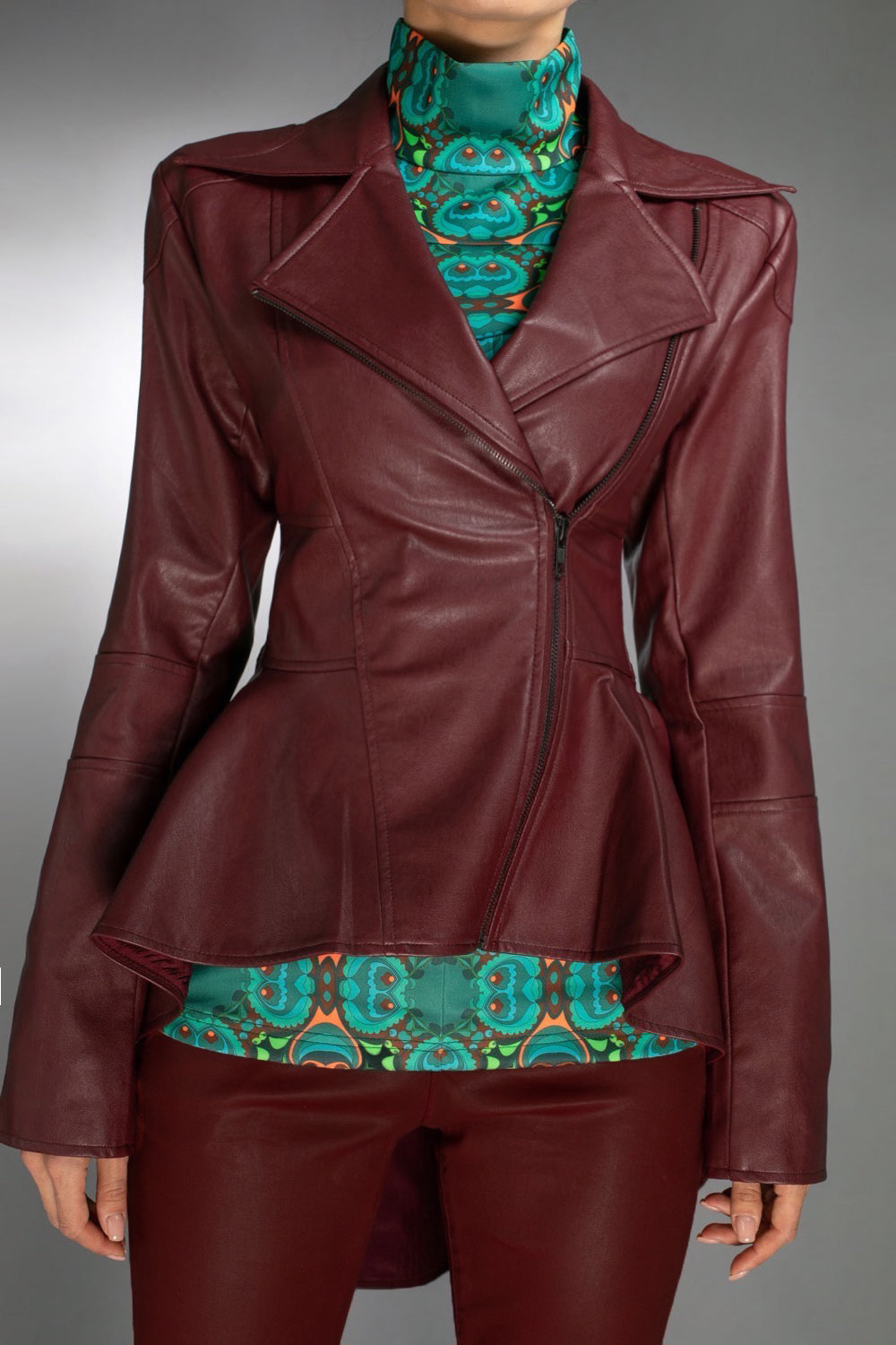 N-009C-PEPLUM JACKET