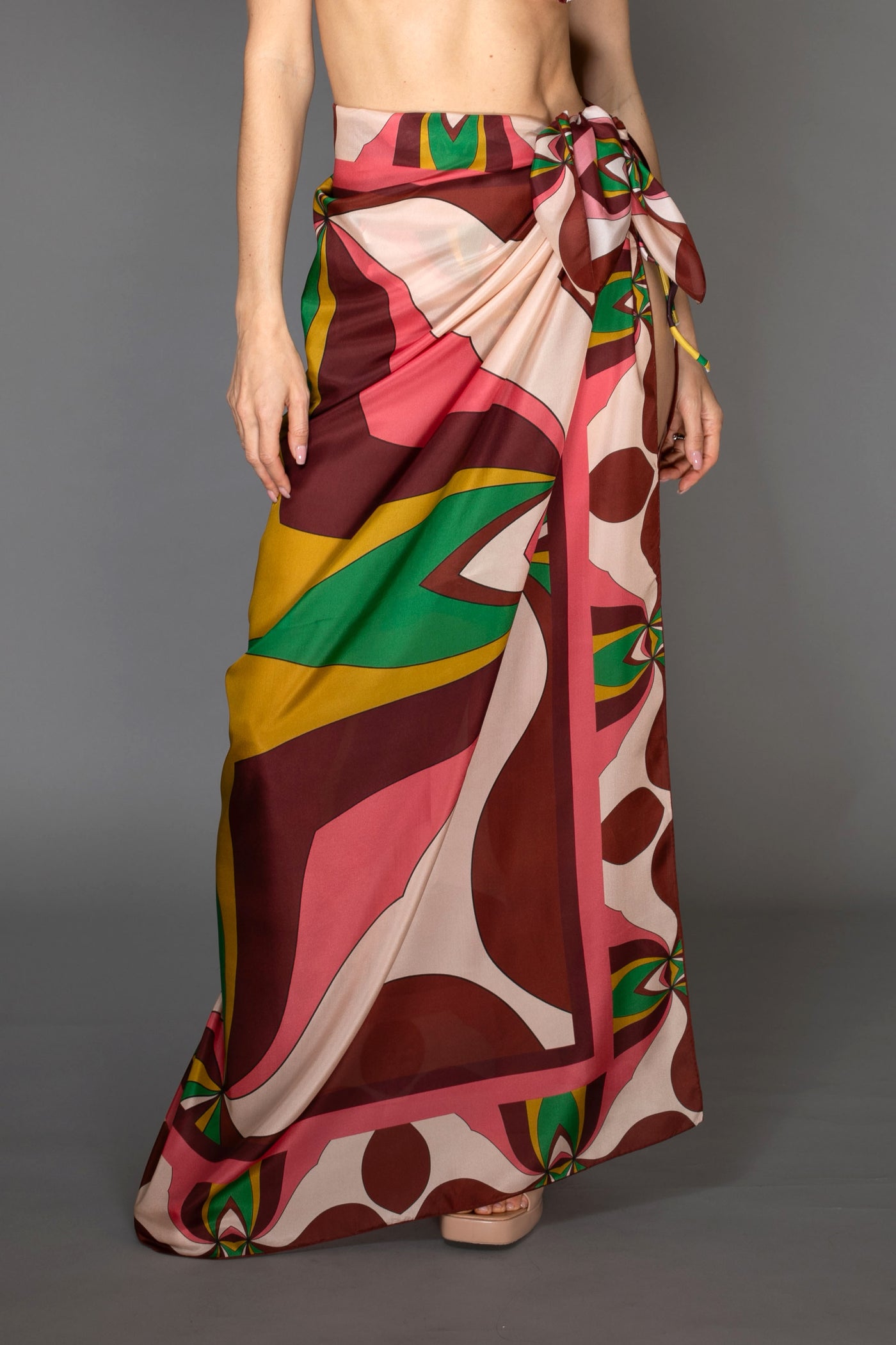 Blush Merlot Silk Wrap