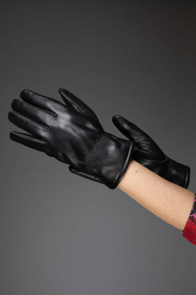 Gloves - Sumptuous Black Soft Italian Leather