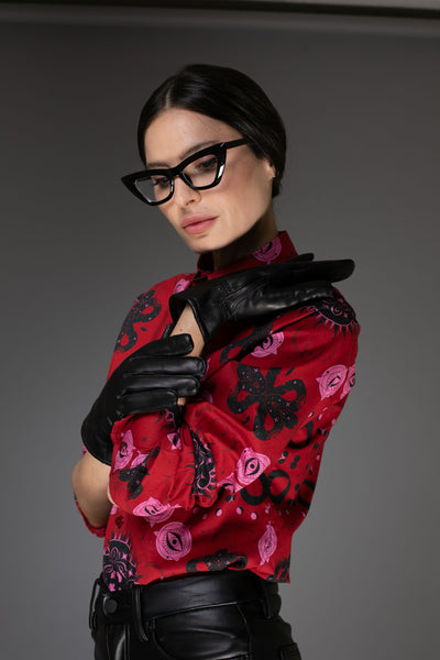 Gloves - Sumptuous Black Soft Italian Leather