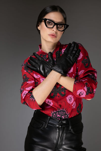 Gloves - Sumptuous Black Soft Italian Leather