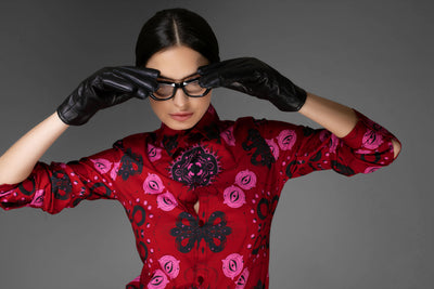 Mystic Print Red Cotton Shirt
