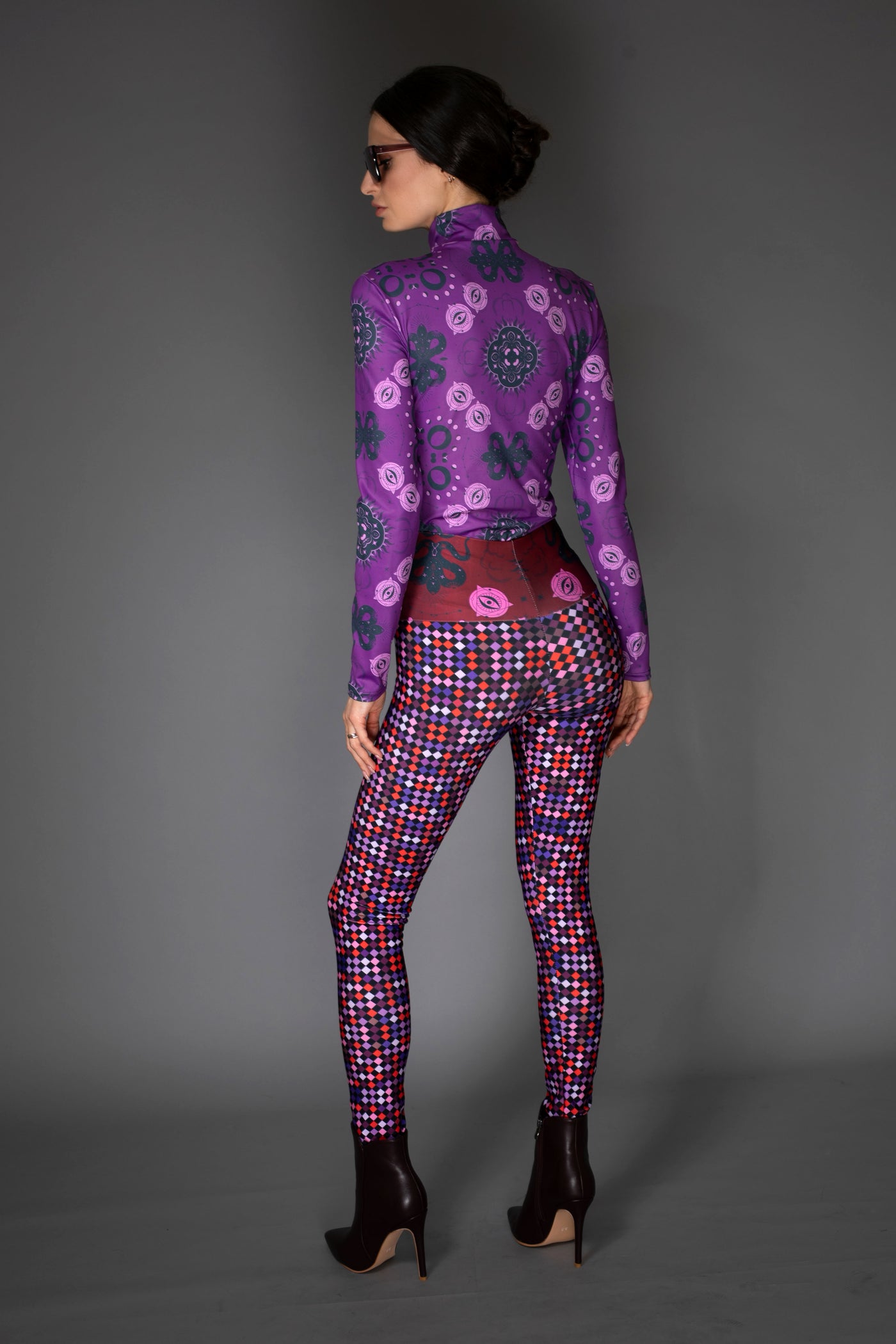 AW- Mystic Prupple Turtleneck Bodysuit