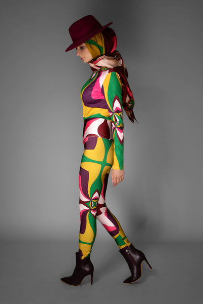 AB - Abstract Pink Psychedelic Leggings