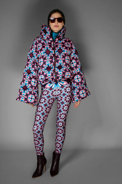 Abstract Stars Multi-Color Pattern Leggings