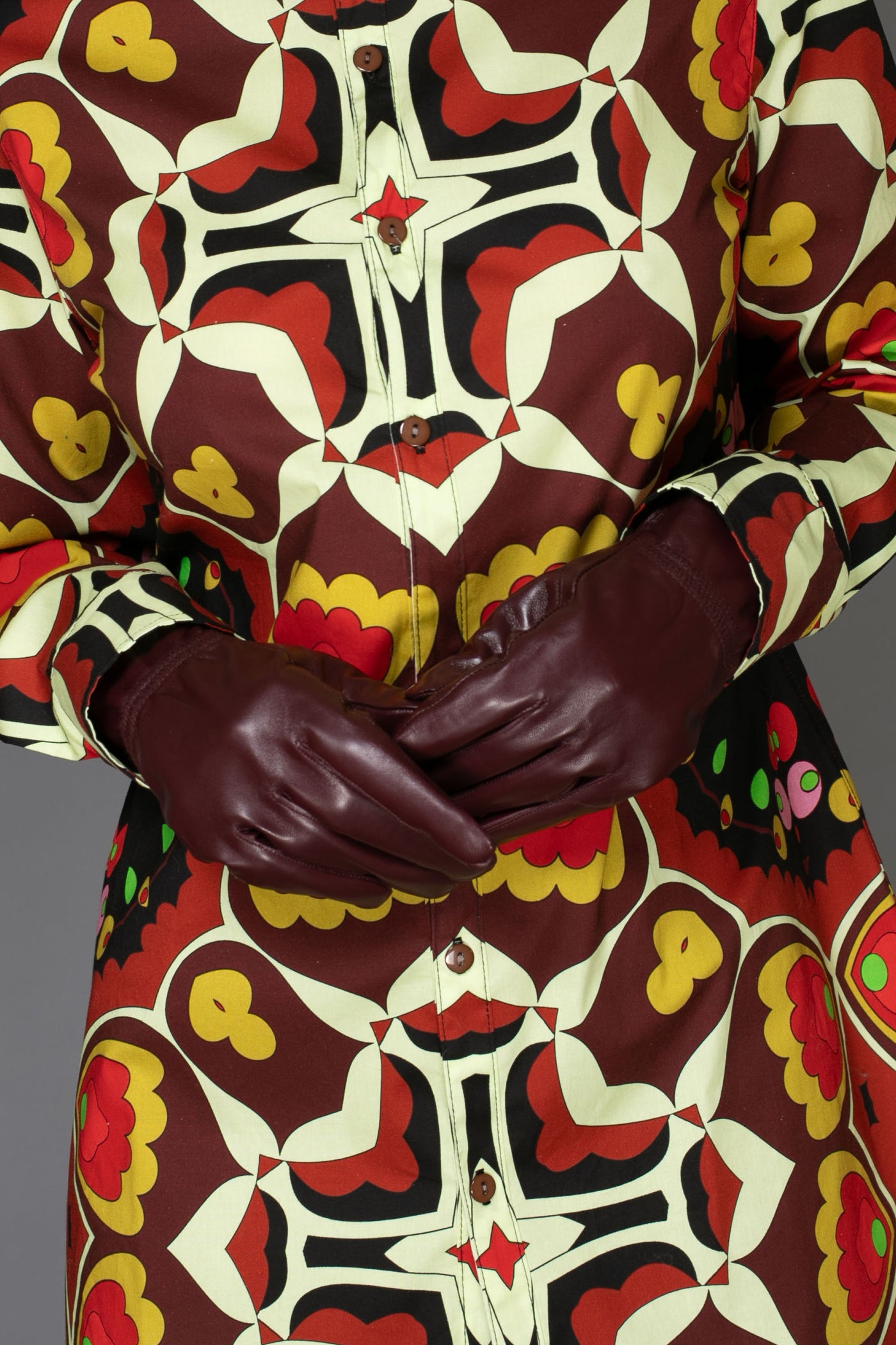 Sumptuous Brown Soft Italian Leather Gloves