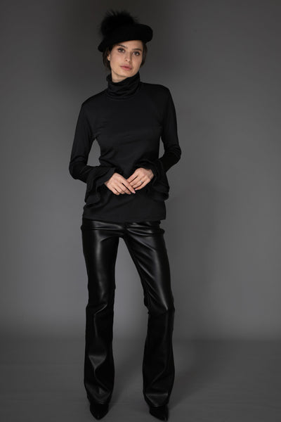 Black Cashmere Beret