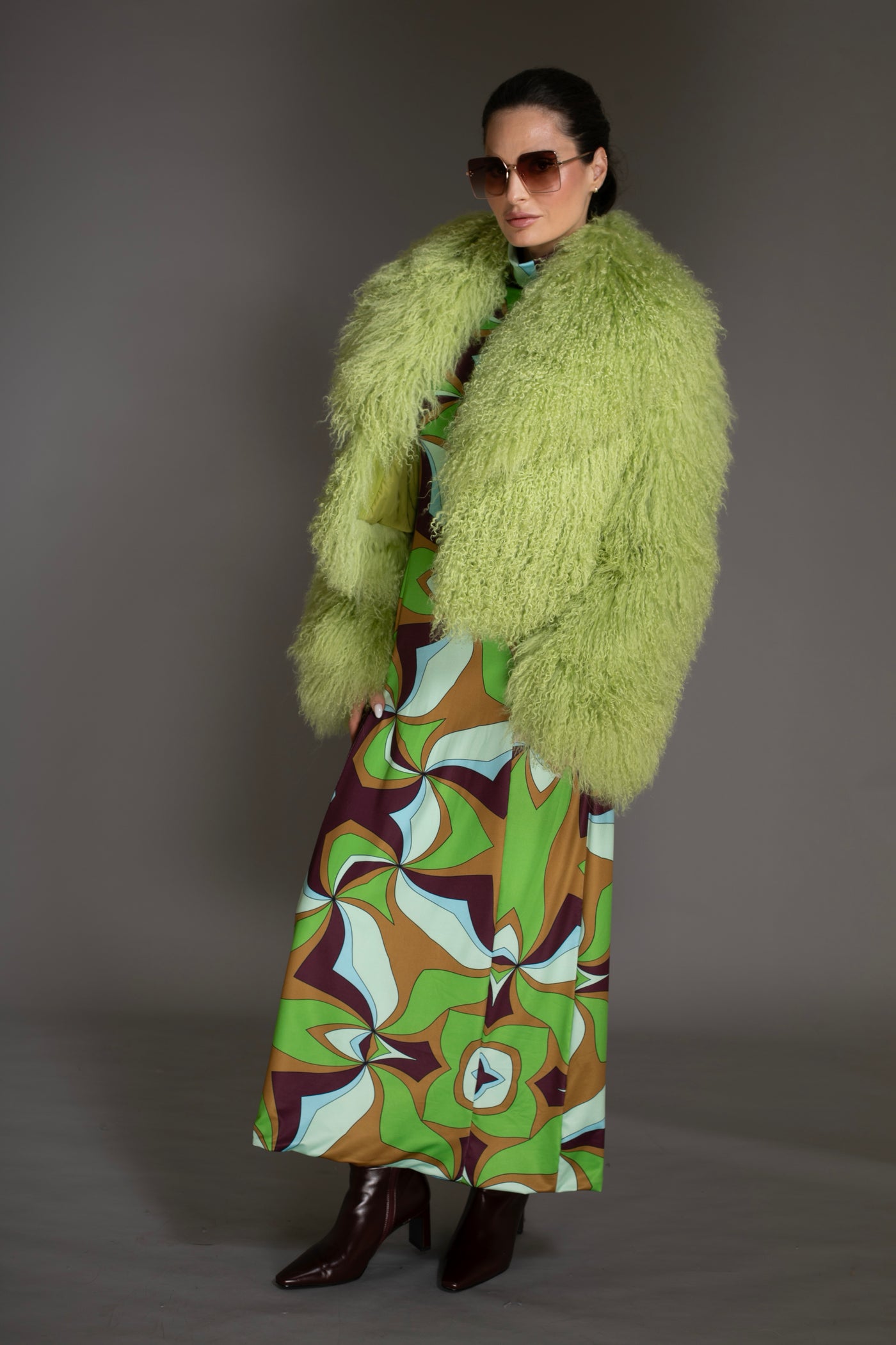 Long Sleeve Turtleneck Maxi Sweater Dress