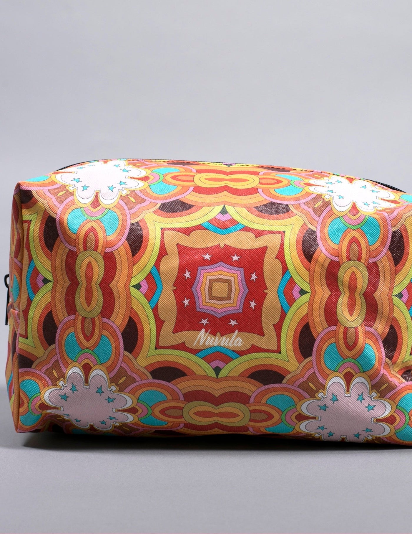 PSYCHEDELIC CLOUDS RED COSMETIC BAG