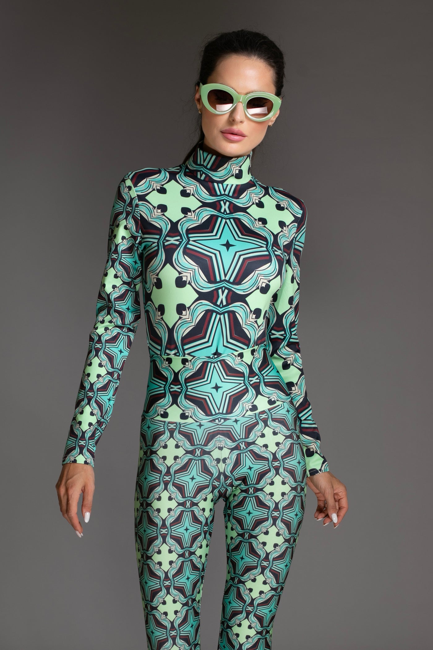 Stars Turtleneck Bodysuit