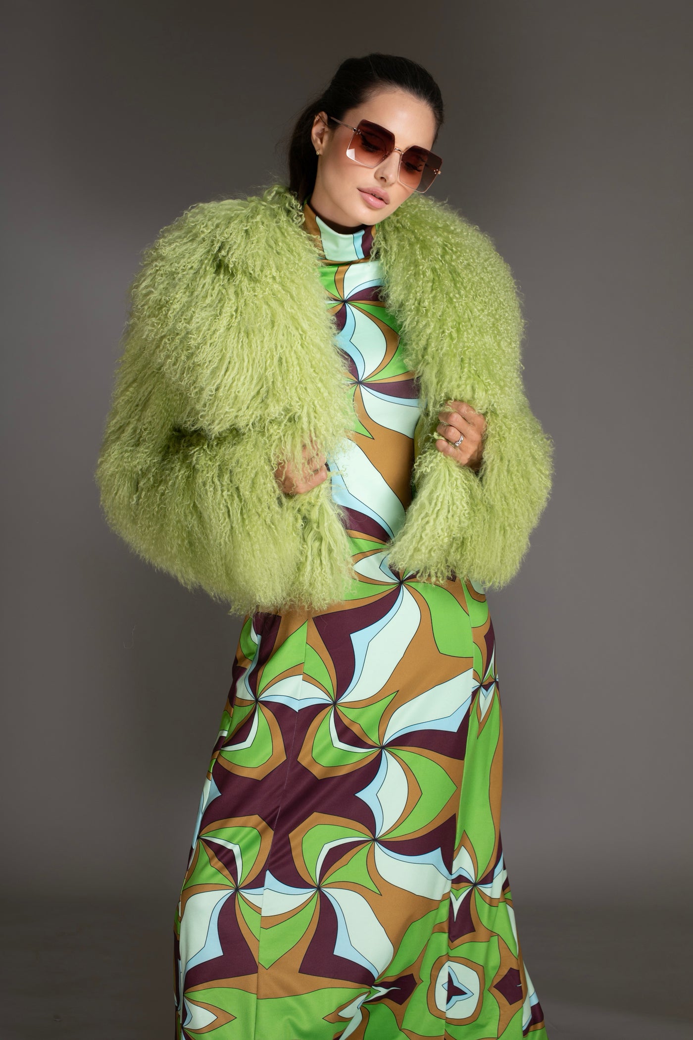 Long Sleeve Turtleneck Maxi Sweater Dress