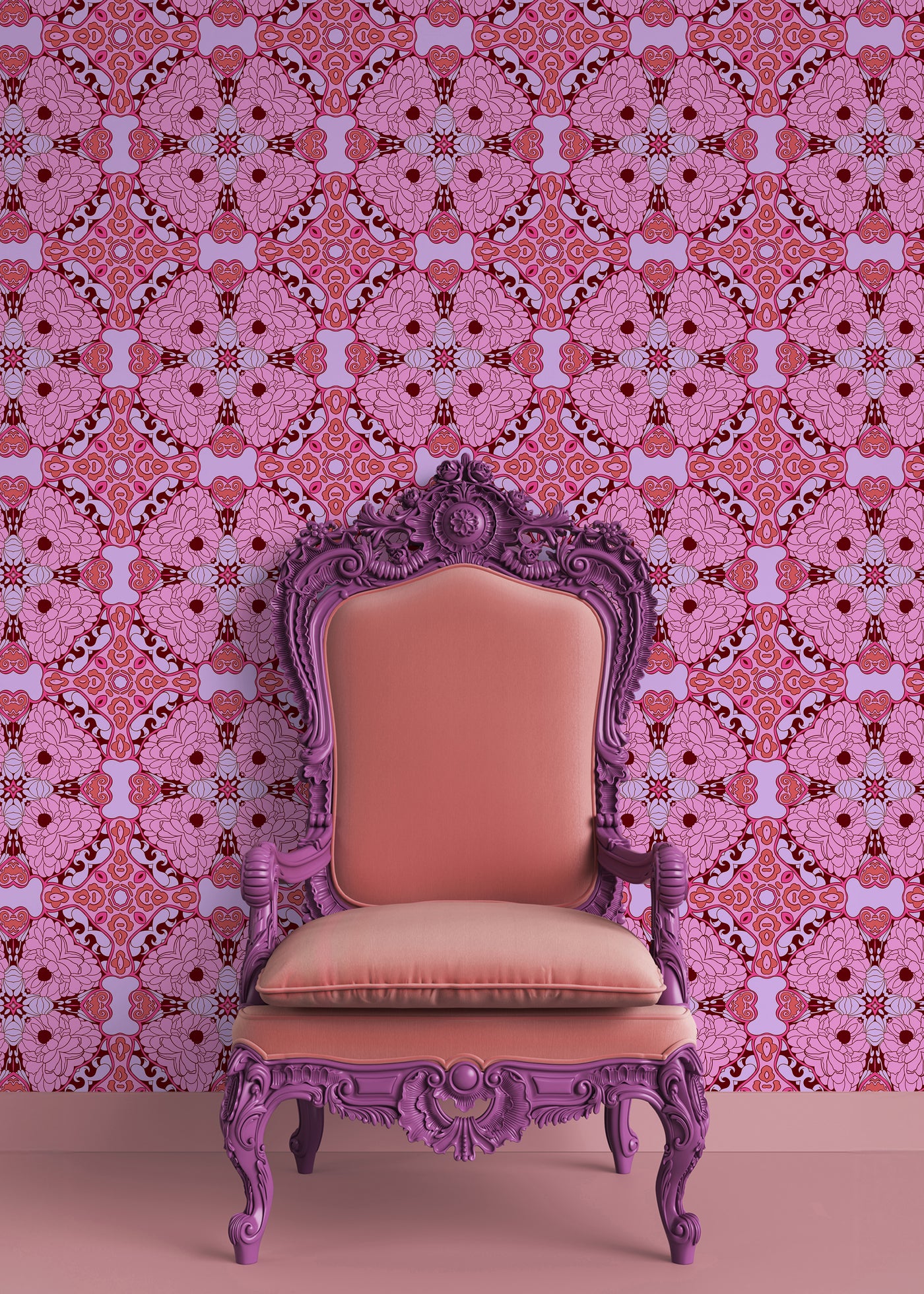 Celestial Flora Wallpaper