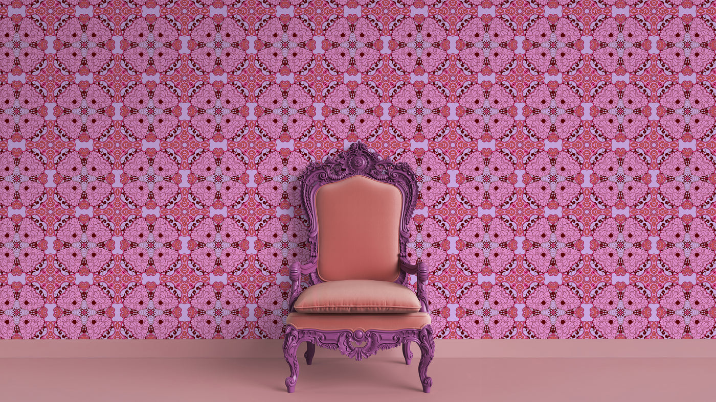 Celestial Flora Wallpaper