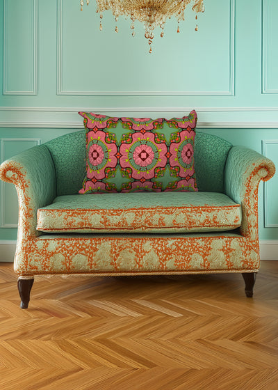 Dream State Floral Print Pillow