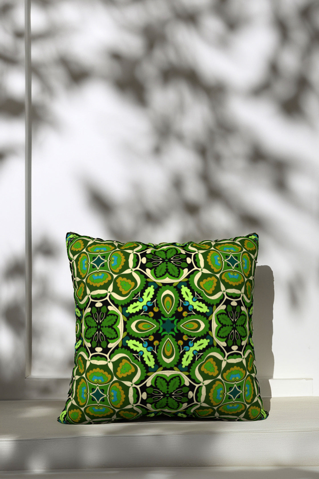 Botanical Green Cushion