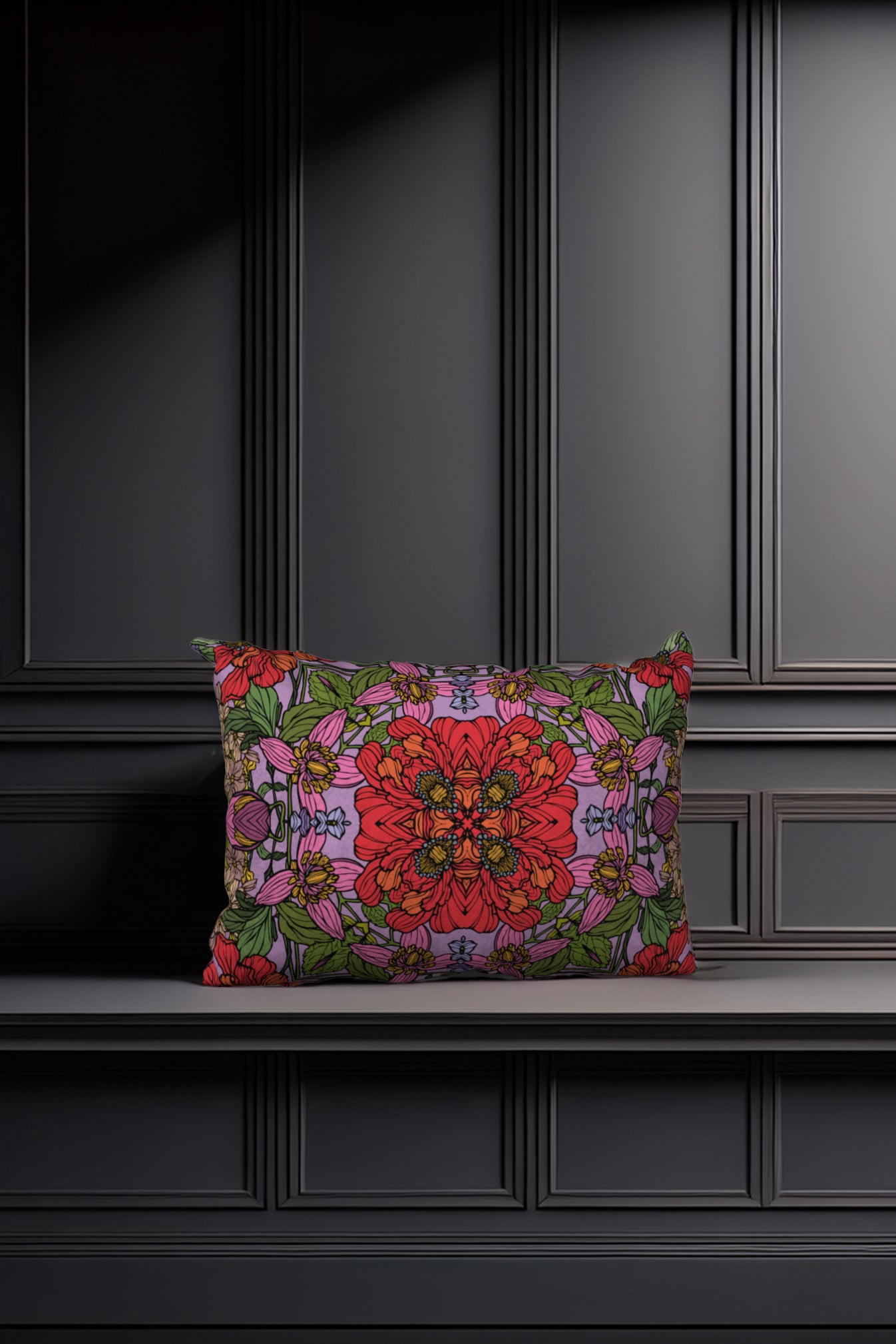 Red Garden Pillowcase