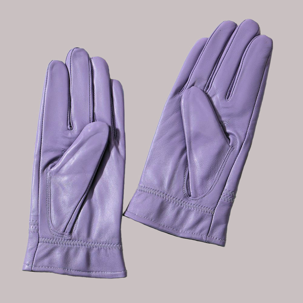 Luxury Lilac Soft Italian Leather Gloves