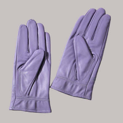 Luxury Lilac Soft Italian Leather Gloves