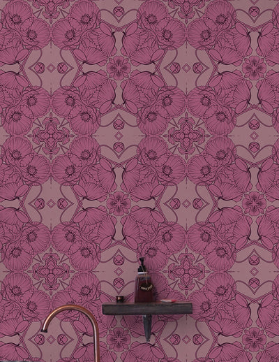 Pink Floral Wallpaper