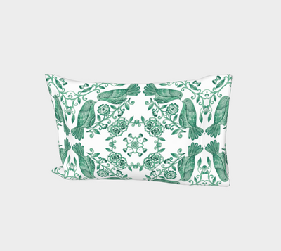 Green Bids Bed Pillow Sleeve