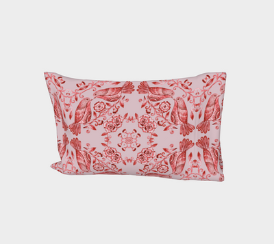 Red Birds Bed Pillow Sleeve