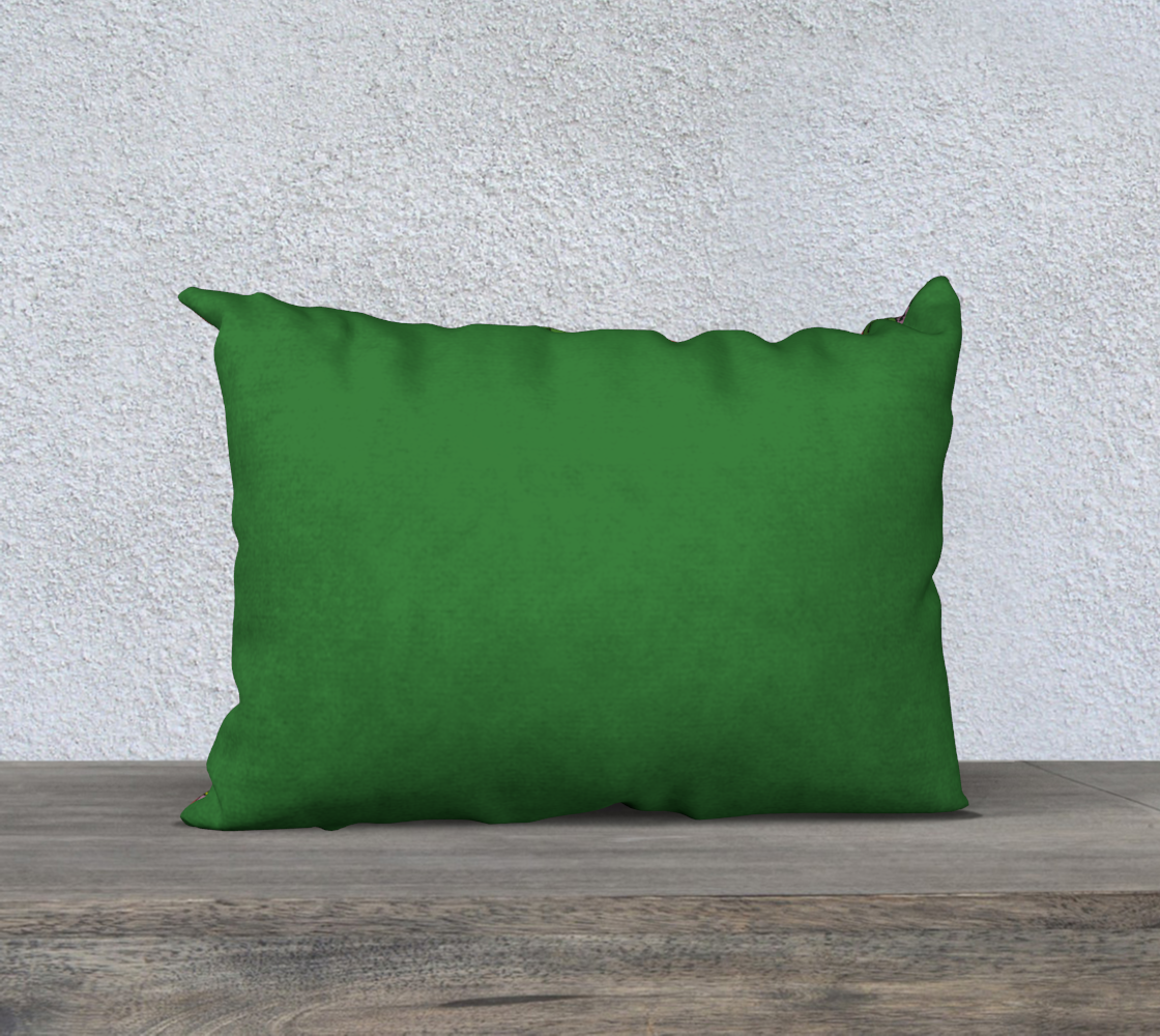 Orange Green Outdoors Pillow Cushion