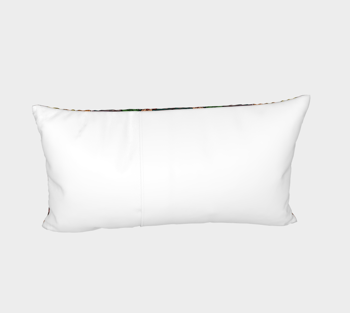 Golden floral Bed Pillow Sham