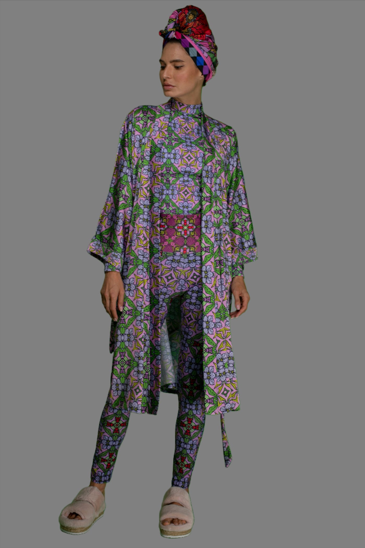 Deco Purple leggings