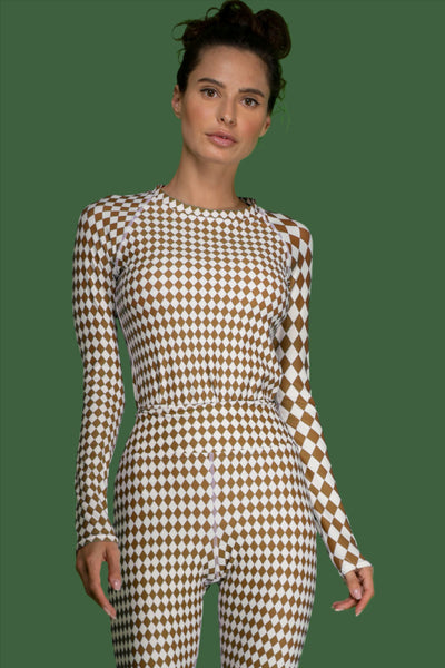 Queen Brown Rash Guard